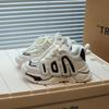Детские повседневные кроссовки для девочек 2024 года, осенняя новая мода и удобная корейская обувь с мягкой подошвой, нескользящая внешняя обувь