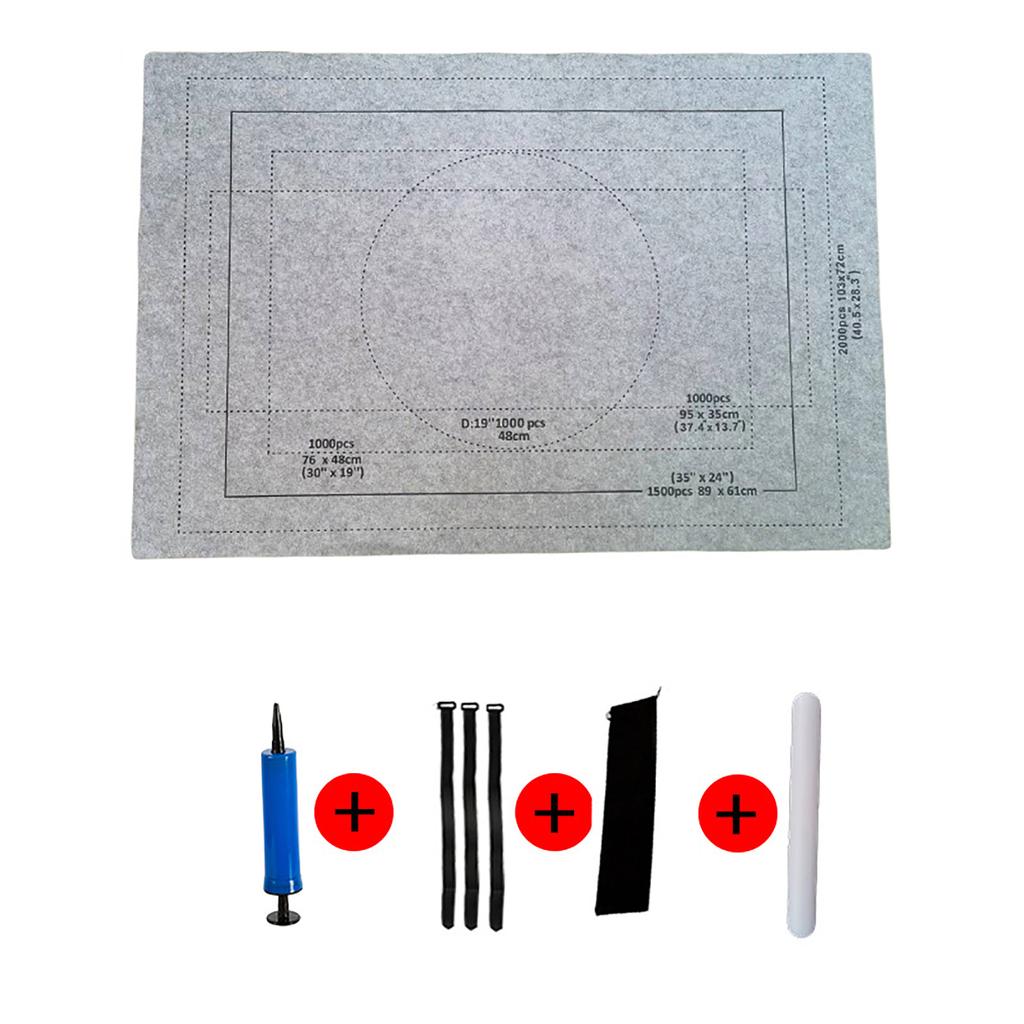Коврик-рулон для пазлов до 1500/2000/3000 шт. Большой органайзер для хранения пазлов из фетра, одеяло для хранения пазлов, аксессуары