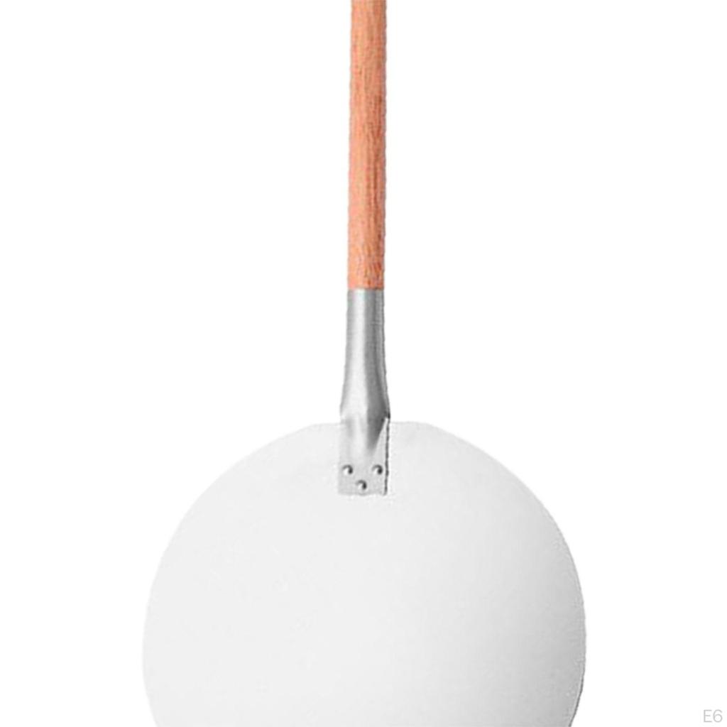 Pizza Spade, Convenient, with Wooden Handle, Homemade Bread Metal Paddle Peel for