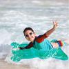 PVC Inflatable Pool Float Bear Shaped Portable Floating Board Inflatable Surf Board  Summer Beach