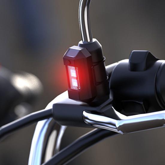 2 шт. светодиодных стробоскопических фонарей 7 цветов, перезаряжаемые через USB, предупреждающие огни для езды, полета, предотвращения столкновений, задние фонари для мотоциклов, грузовиков, велосипедов