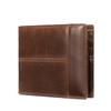 New Fashion Genuine Leather Men's Wallet Slim 2-Fold Wallet Handmade Genuine Soft Leather Multi-Functional Anti-Theft Men's Wallet with Coin Pocket