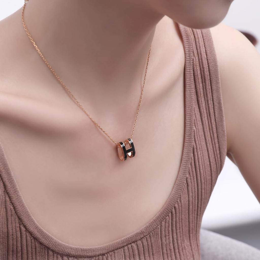HERMES Mini Pop H Pendant Noir H147991FO03