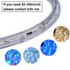 EU 220V LED Rope Tube String Fairy Lights 360 Degree Ligthing Waterproof Outdoor Garden Lamp Rainbow Led Strip