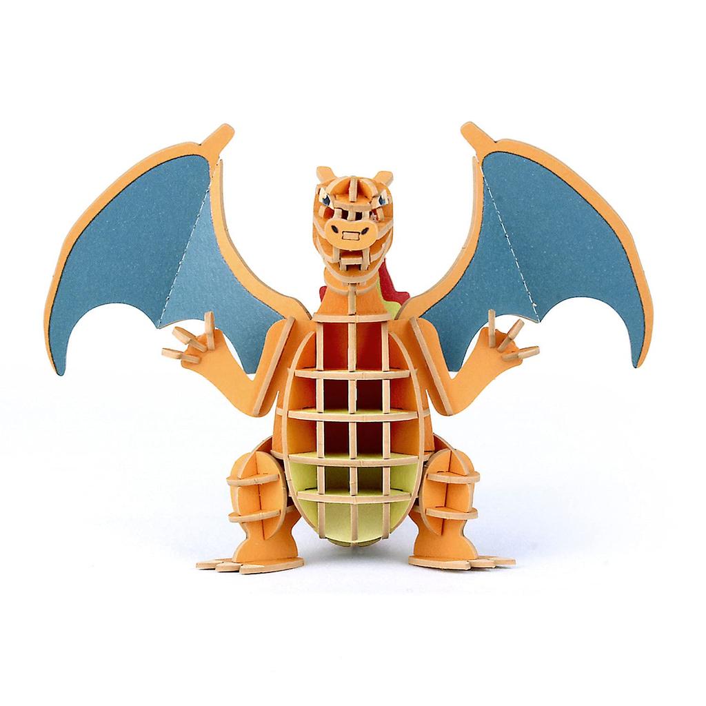 PLUS Pokemon Charizard A paper 3D puzzle DIY craft kit that can be enjoyed by elementary school children to adults An educational toy for boys and