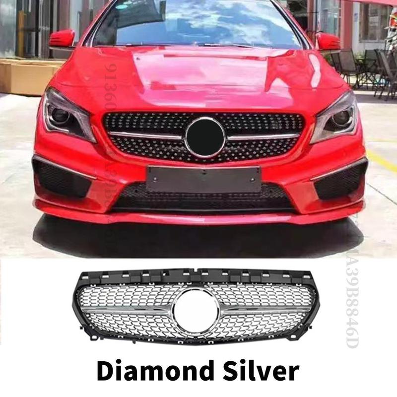 Front Bumper Grille Inlet Grill GT Diamond For Mercedes C117 W117 Benz CLA 2013 2014 2015 2016 2017 2018 2019 Tuning Facelift