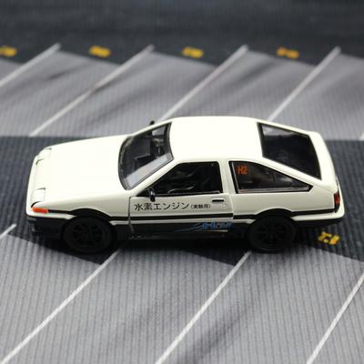 1:37 Легкосплавный автомобиль Toyota AE86 Новая энергетическая машина Детская игрушка Назад, чтобы открыть дверь