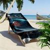 Dark-style girl 2D Flat Print Beach Towel, Large Soft Quick Dry Towel for Beach Camping SwimmingXSTJ0915236