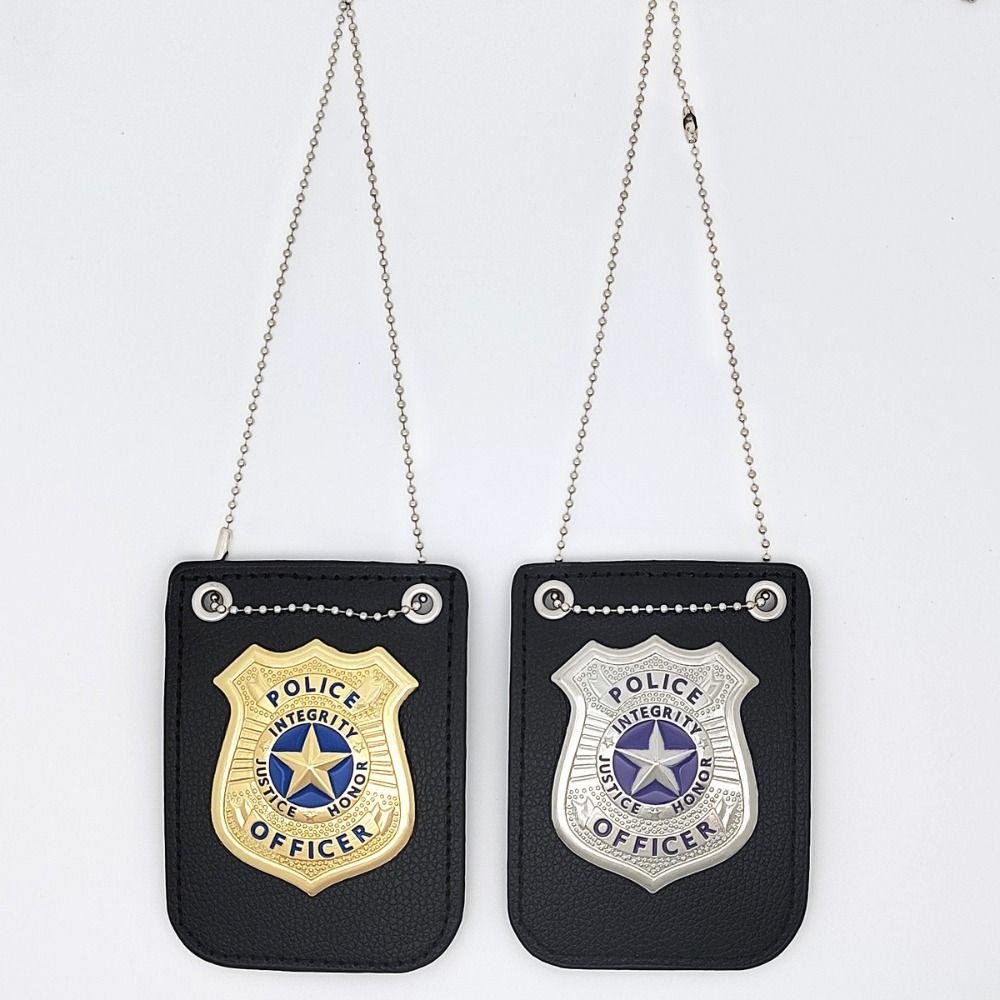 Pretend Play Police Role Play Toy Police Officer Simulation Police Badge Kids Toy
