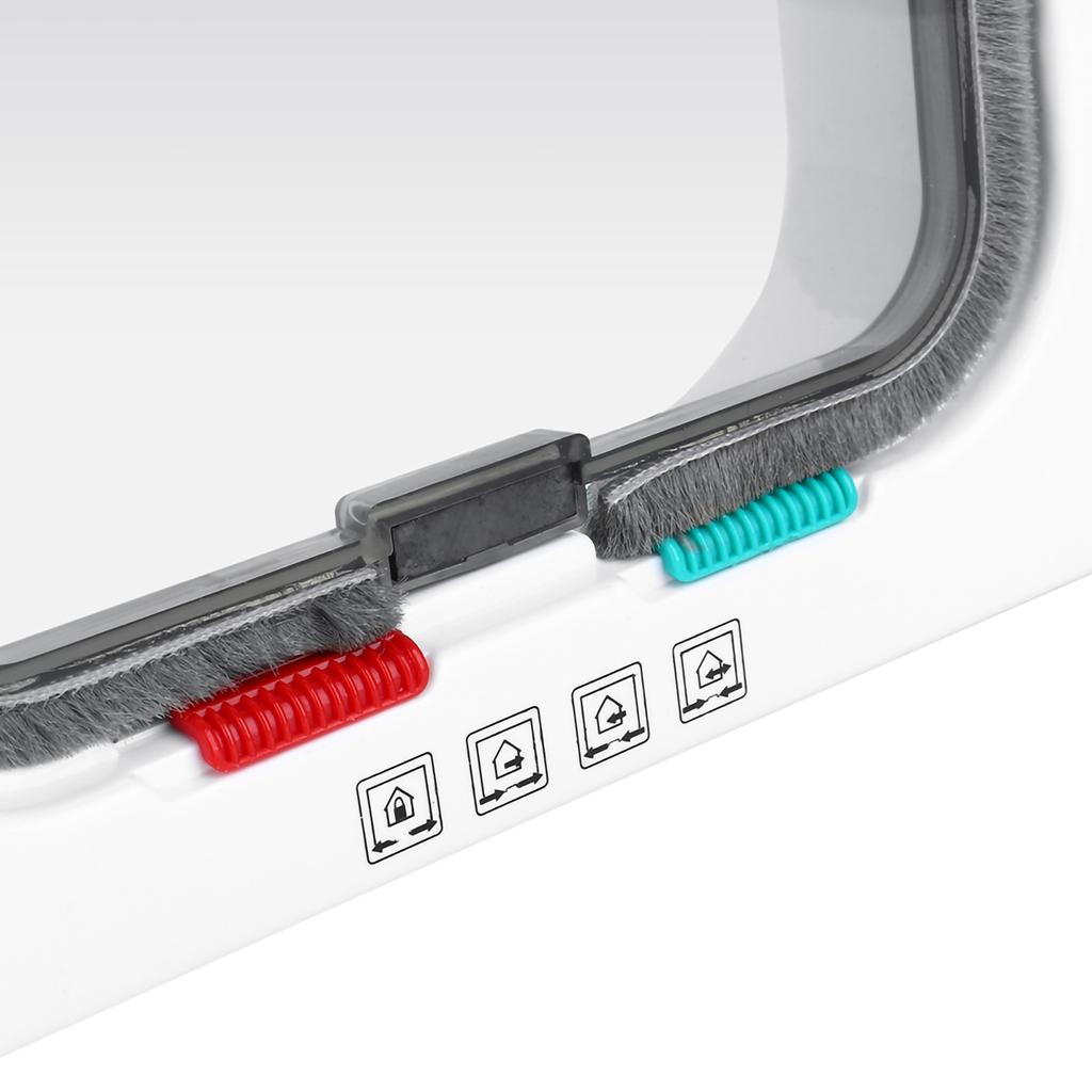 Размер M 4-сторонняя запираемая дверца для кошек и маленьких собак для ухода за домашними животными