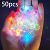 50 шт. небольшой круглый шариковый светильник, воздушный шар, светодиодная вспышка, светящиеся лампы, фонарь для свадьбы, вечеринки, дня рождения