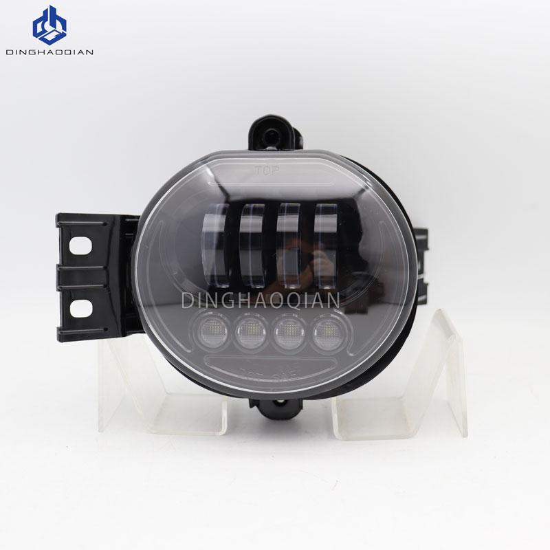 Светодиодные противотуманные фары для Dodge Ram 1500 2002-2008 2500/3500 2003-2009 Durango Truck 2004-2006 с ангельскими глазками, противотуманные фары, водонепроницаемые, 12 В