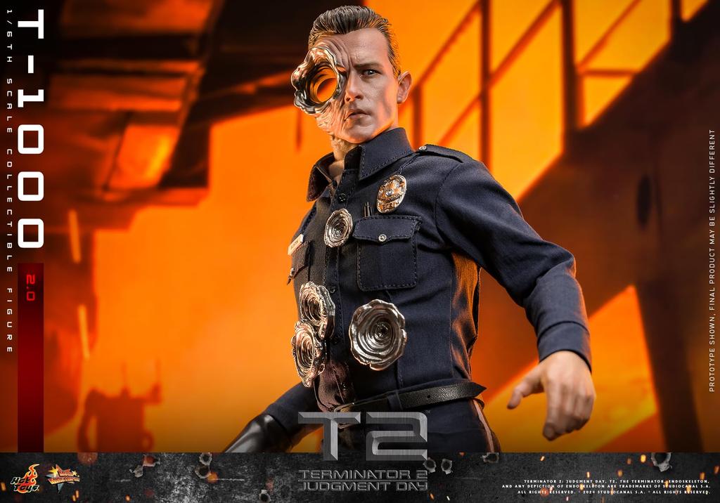 Movie Masterpiece Фигурка Масштаба Терминатор 2 T-1000 (Версия 2.0) 1/6