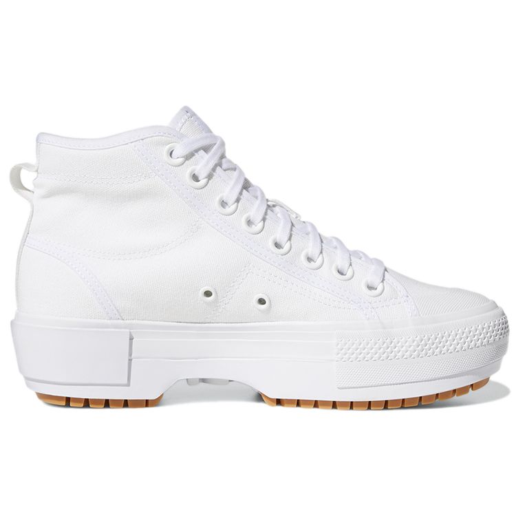 adidas Nizza Trek White Gum Женские кроссовки Cloud-White Grey-One GZ8858