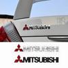 3D Metal Car Logo Body Letter Front Hood Badge Sticker Auto Decor Accessories For Mitsubishi 9 Ralliart X EX ASX L200 Colt Cross