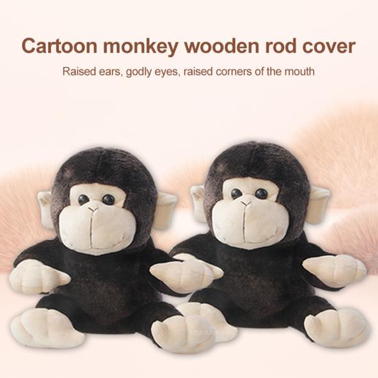 Мягкий чехол для клюшки для гольфа в виде плюшевой обезьяны, чехол для клюшки для гольфа в виде животного, аксессуар для гольфа Driver And Woods