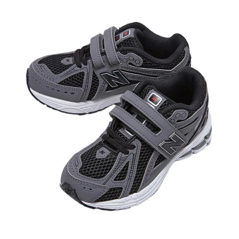 New Balance 1906 Детские кроссовки для бега из синтетической кожи и полиэстера, черные, для малышей и детей постарше, PV1906CJ