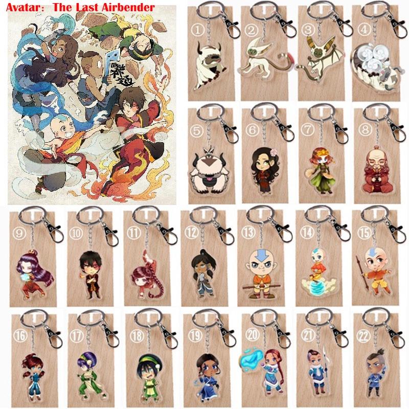 Высококачественный прозрачный акриловый брелок Аппа из Аватар: Легенда об Аанге