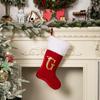Velvet Christmas Sock Gift Bag Christmas Decoration Pendant  Home Room Decor