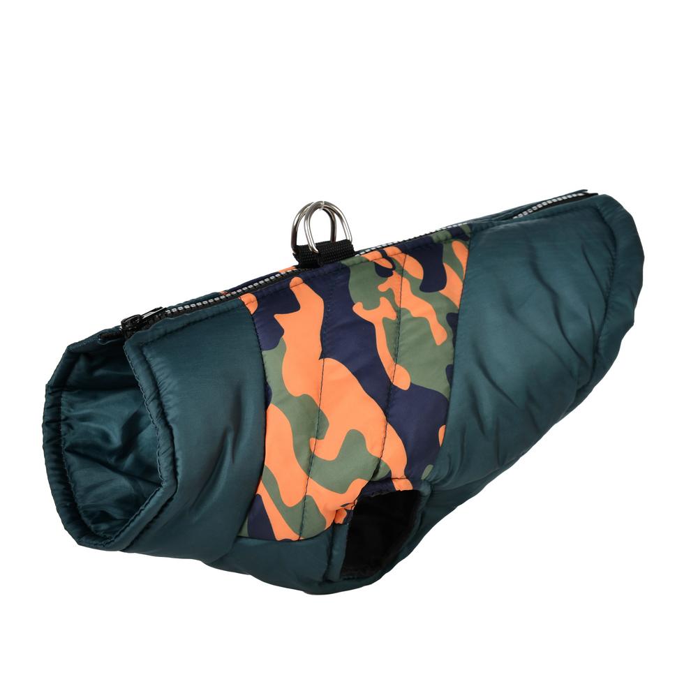 Winter Warm Dog Jacket For Small Medium Dogs Cats Outdoor Windproof With D-ring Zipper Puppy Camouflage Clothes Beagle Pet Coat