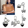Fashionable Love Heart Keychain Charm Stylish Pendant  Adds Personality to Bags and Keys Decoration for Daily Use