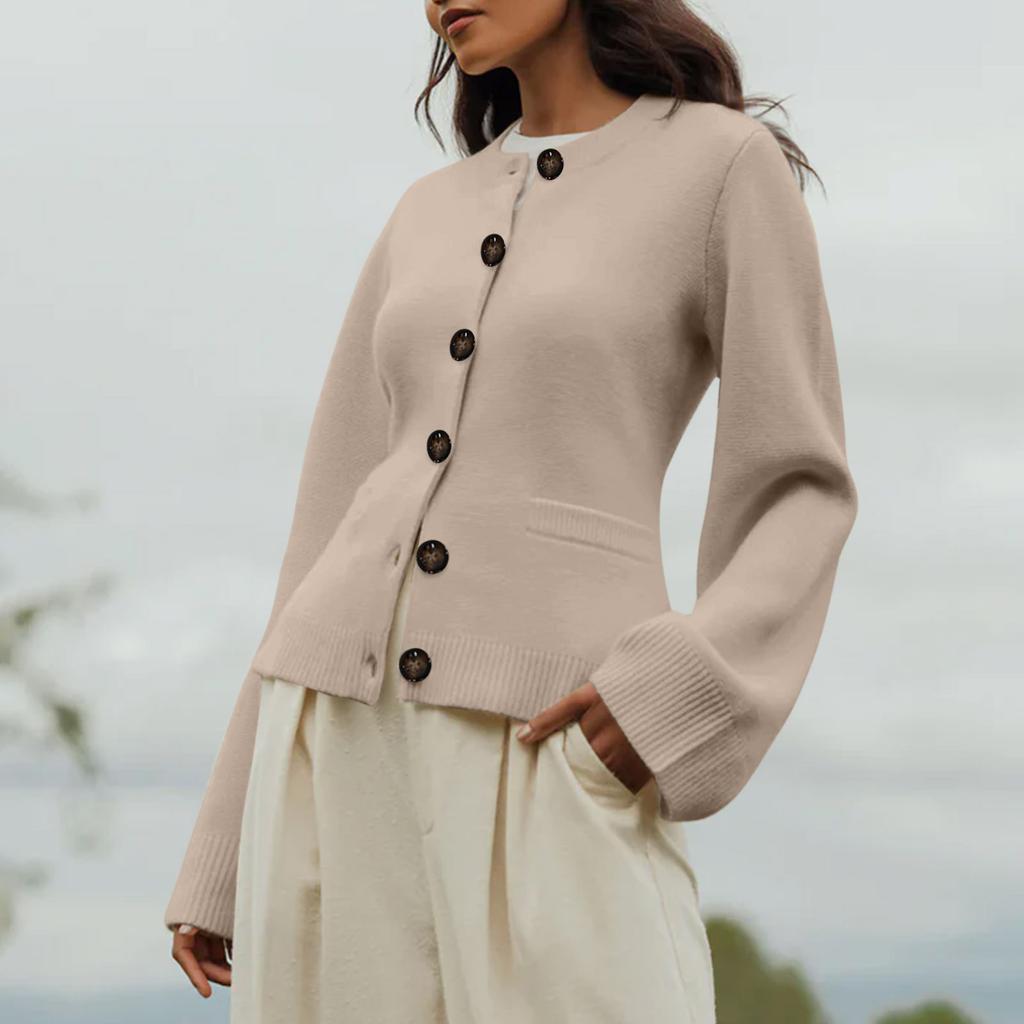 Женский кардиган Kate, свитера, повседневный, с длинным рукавом, с открытой передней частью, на пуговицах, МОДНЫЙ КАРДИГАН С ШИРОКИМ РУКАВОМ