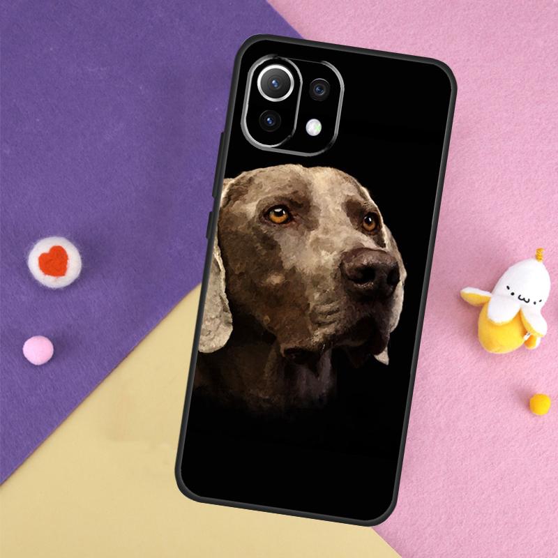 Чехол для телефона Xiaomi 13T 11T 12T 14T Pro 13 14 15 Ultra POCO X7 Pro X3 X5 X6 F5 F6 M6 Pro с изображением собаки Веймаранер