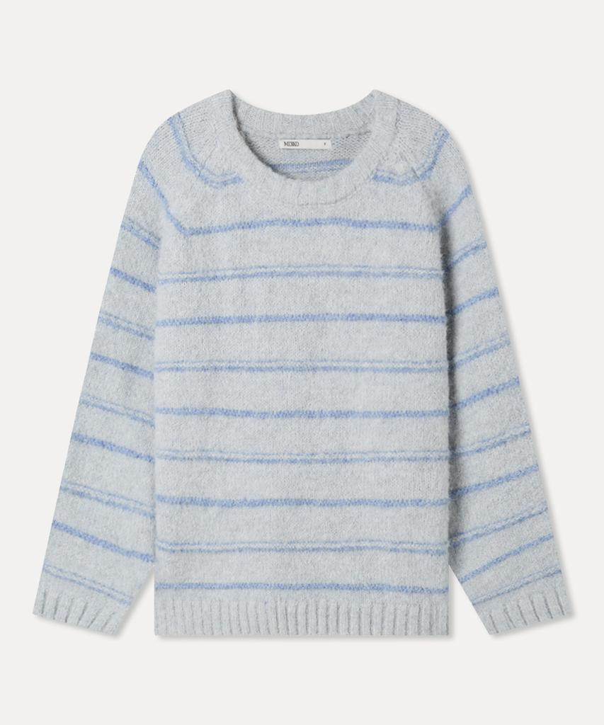 MIXXO Полосатый оверсайз свитер с ворсом Re Kafv2Sss_Miwkag15Qs