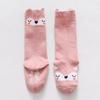 Children's Non-Slip Knee-High Cotton Socks Set