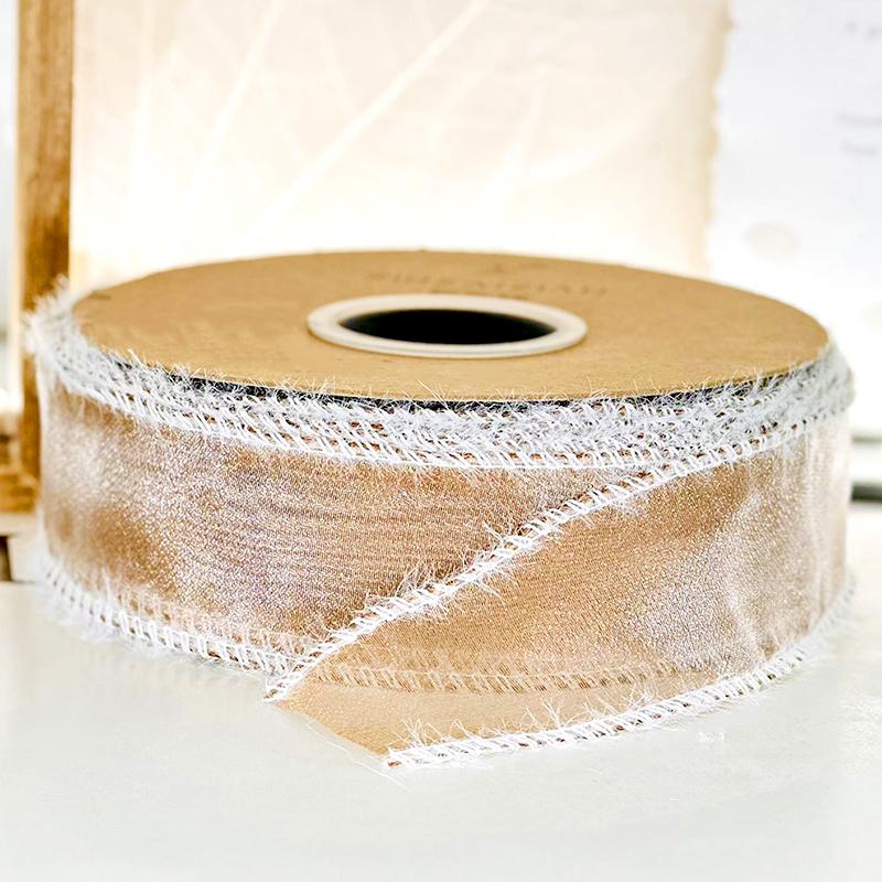 1 рулон градиентной ленты для вечеринок, пряжа «рыбий хвост», 10 ярдов, подарочная упаковка, аксессуары для волос своими руками, материал для шпилек, ширина 25 мм