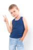 Boys’ 2‑Pack Basic Solid Color Tank Tops, Any season 6072-008-pak2 HC