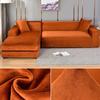Бархатный чехол для дивана, толстый эластичный чехол для дивана на 1/2/3/4 места для гостиной, бархатный плюшевый L-образный угловой чехол для дивана