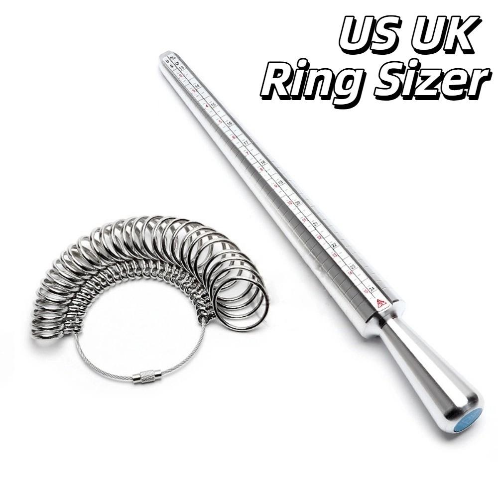 Accurate Measurement Ring Measurement Tool Finger Ring Gauge Kit Jewelry Sizing Measuring