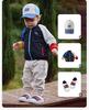 David Bella Children's Waffle Pants Spring Clothes Girls' Pure Cotton Pants Boys' Casual Pants