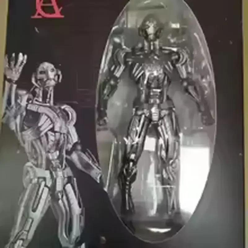 In Stock AC Toys Ultron Action Figures 16cm Ko Model Ultron Kaiyodo Amazing Yamaguchi Avengers Anime Collection Model Toys Gifts