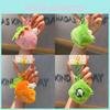 Creative Carrot Strawberry Bamboo Cat Plush Doll Pendant Keychain For Kids And Collectors