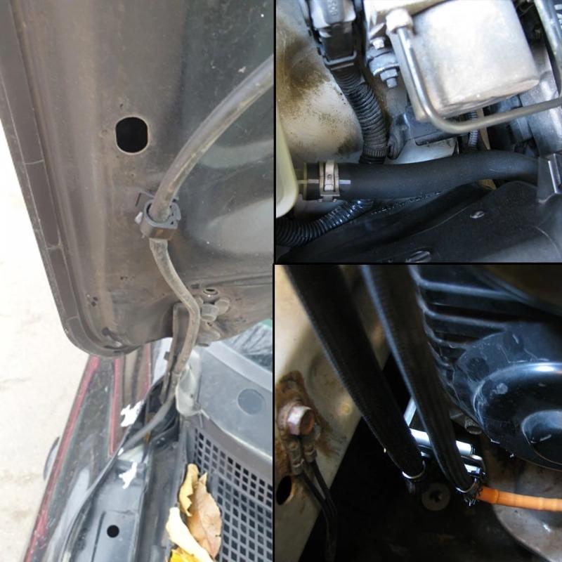 10Pcs Car Wire Harness Closure for All Car Route Fixed Clips Well Pipe Tie Wrap Cable Clamp Car Accessories Interior Mini Cooper