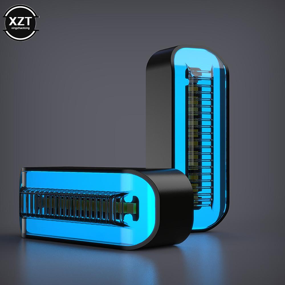 Universal LED Motorcycle Flasher 12V IP68 Waterproof Flowing Water DRL Stop Tail Lamp Indicator Turn Signals Lights Accessories