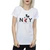 Disney Womens/Ladies Mickey Mouse NY Cotton T-Shirt