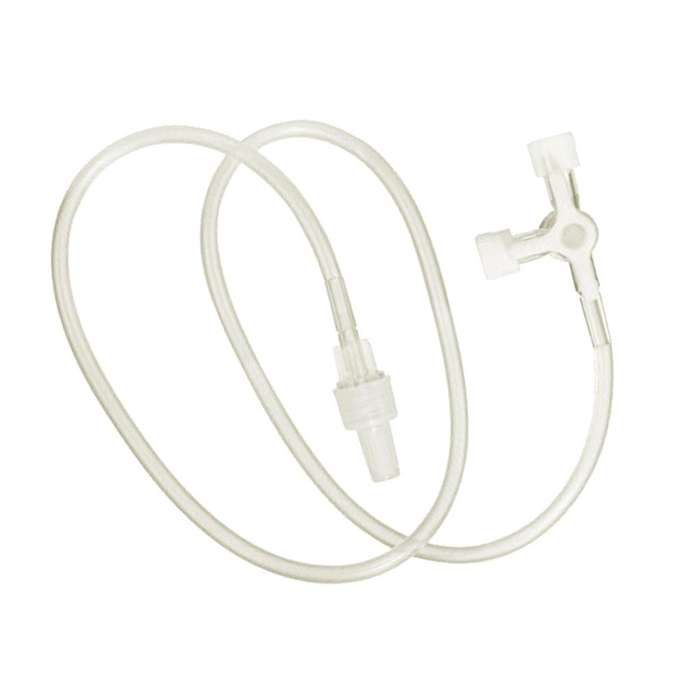 Three-way Tap with Extension 50cm Kd-Line Luer Lock Diameter 3mm 1pc
