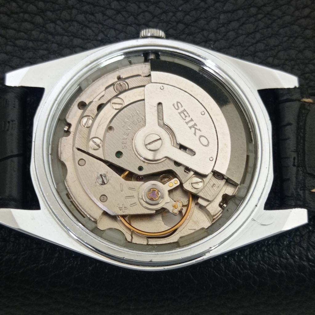 ЯПОНСКИЕ ВИНТАЖНЫЕ ОТРЕМОНТИРОВАННЫЕ МУЖСКИЕ СЕРЕБРИСТЫЕ ЧАСЫ SEIKO 5 АВТОМАТИЧЕСКИЕ 6309A a442923-1