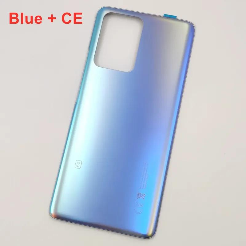 Для Xiaomi 11T 11T Pro 5G Стеклянная крышка аккумулятора Жесткая задняя панель Корпус задней крышки Mi 11T Pro + Наклейка Клейкий ЛОГОТИП