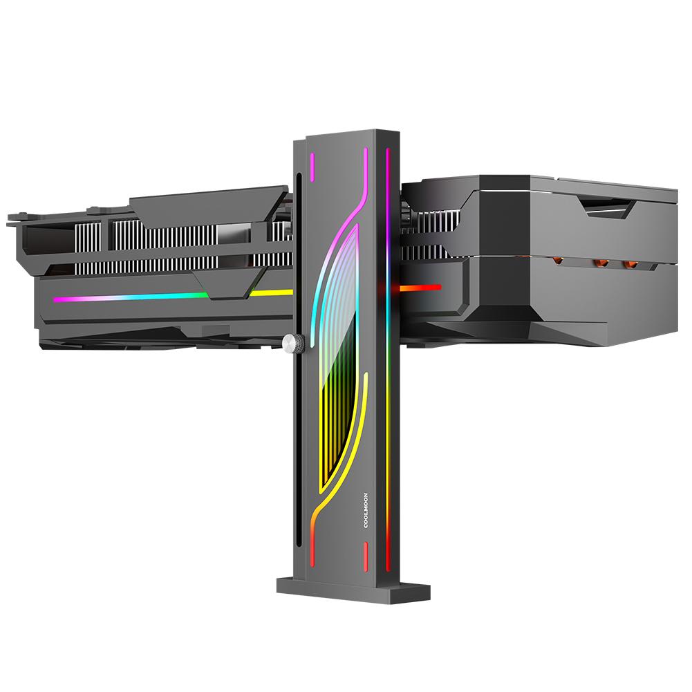 Поддержка графической карты 5V ARGB GPU Brace Регулируемая высота Вертикальная поддержка GPU