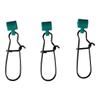 25Pcs Green Nickel Swivels Snap 220LB 8# Fishing Swivels Heavy Duty Fish Finder Fishing Sinker