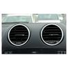 4Pcs For Mercedes-Benz M-Class ML350 Carbon Fiber Dashboard Air Vent Cover Trim
