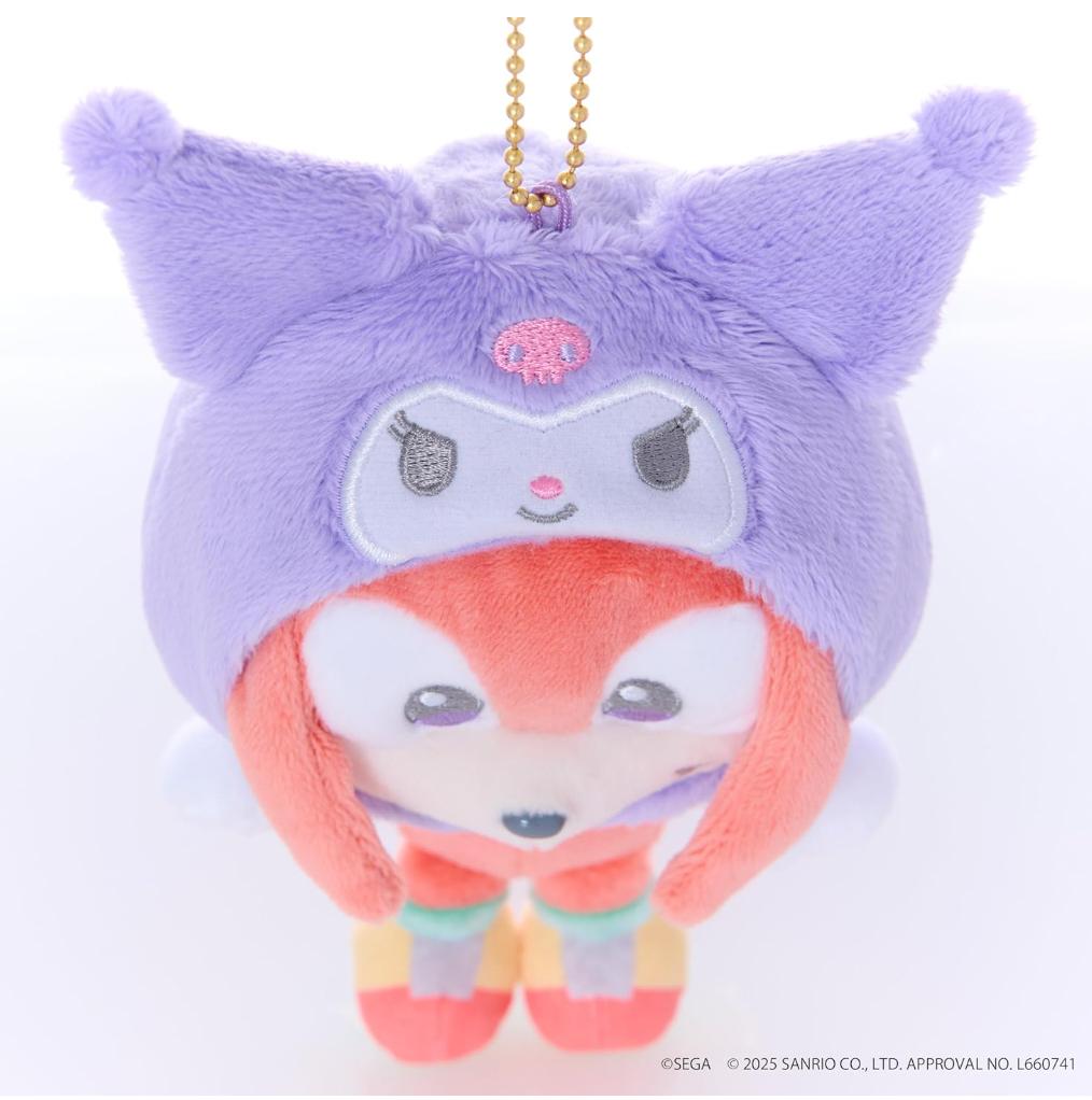 SONIC & FRIENDS × Персонажи Sanrio Маскот Набор из 6 штук SEGA JAPAN НОВЫЙ