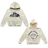 Harajuku y2k sweater long-sleeved oversized American street hip-hop clothing loose men's and women's cardigan sweater 4tune jacket