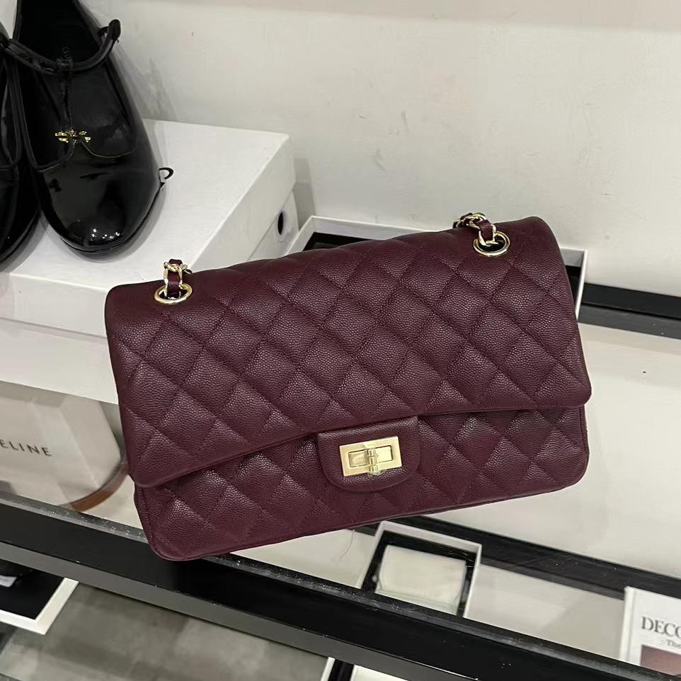 Женская сумка из натуральной кожи, сумка-цепочка из коровьей кожи с икрой, новая маленькая сумка через плечо с ароматом и текстурой, дорожная сумка через плечо