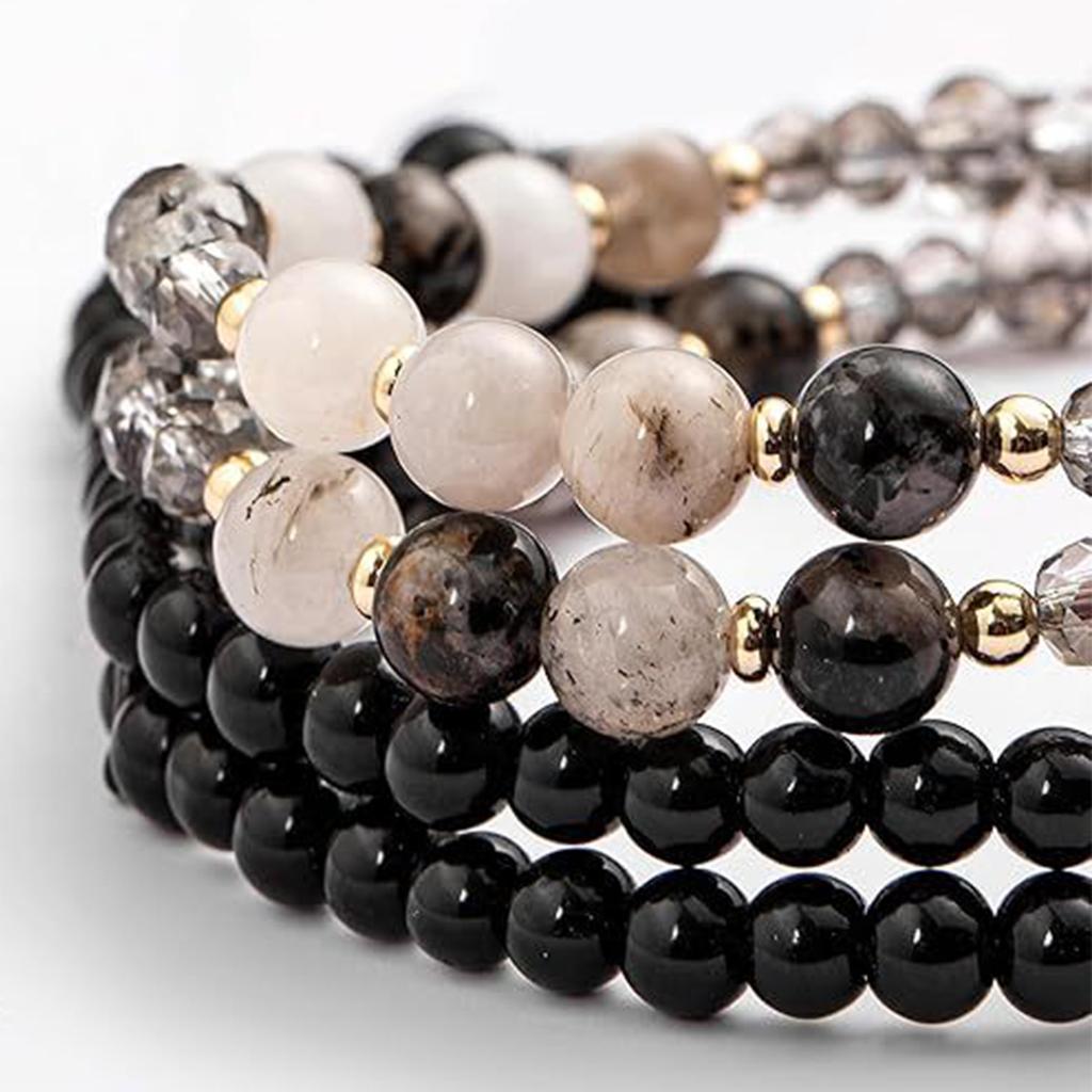 Ожерелье из бисера и шнурка для ключей и держателя карт, ожерелье из натурального камня для женщин, держатель для очков, шнурок