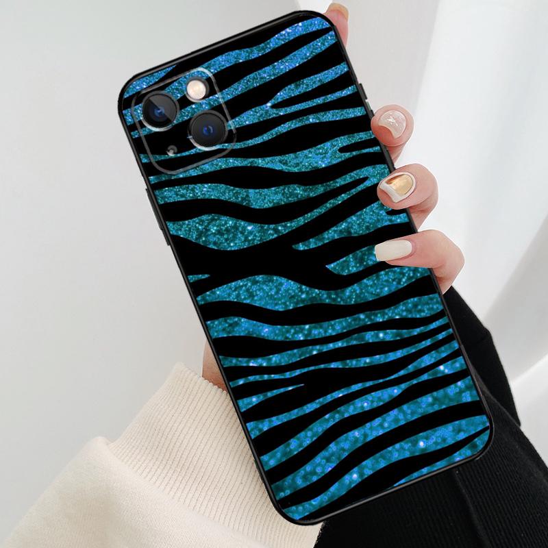 Zebra Skin Print Phone Case For iPhone 17 Pro Max 15 14 13 11 12 16 Pro Max mini 15 16 Plus 16e 17 Air Cover